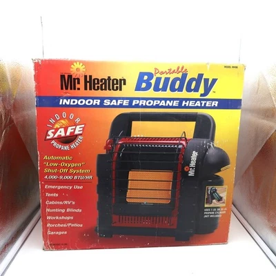 Calentador radiante de propano Mr Heater MH9B - rojo/negro 9000BTU Foto 1 de 4