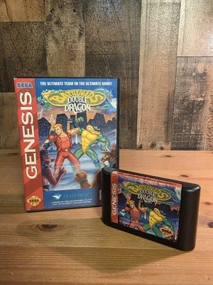 Battletoads & Double Dragon for the Sega Genesis- Box And Cartridge- Tested 1993 - Image 1 of 4
