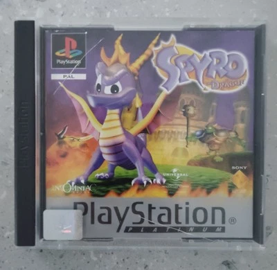 Spyro The Dragon (Platinum) Playstation 1. PAL. READ DESCRIPTION. Tested. - Image 1 of 4