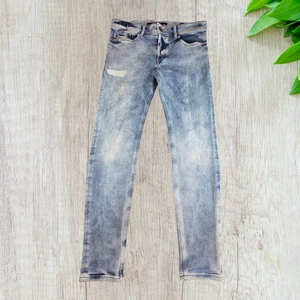 Diesel Jeans "Sleenker" Slim Skinny Mens W32 L32 Blue Mid Rise Acid Wash - Picture 1 of 11