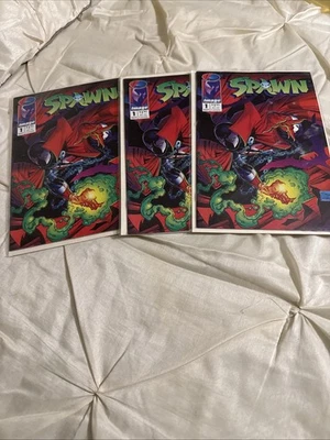 Spawn #1 (Image Comics Malibu Comics May 1992) Bundle Of 3 - Image 1 of 4