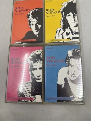 Rod Stewart Cassette Tape Lot STORYTELLER Complete Anthology 1964-1990 Set of 4 - Image 1 of 2