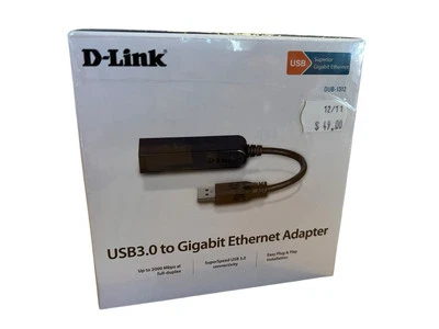 D-Link DUB-1312 USB 3.0 to Gigabit Ethernet LAN Network Adapter for PC Notebook - Image 1 of 3