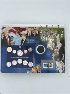 2017 P Uncirculated Mint Set Postal  Coin & Stamps - Picture 1 of 5
