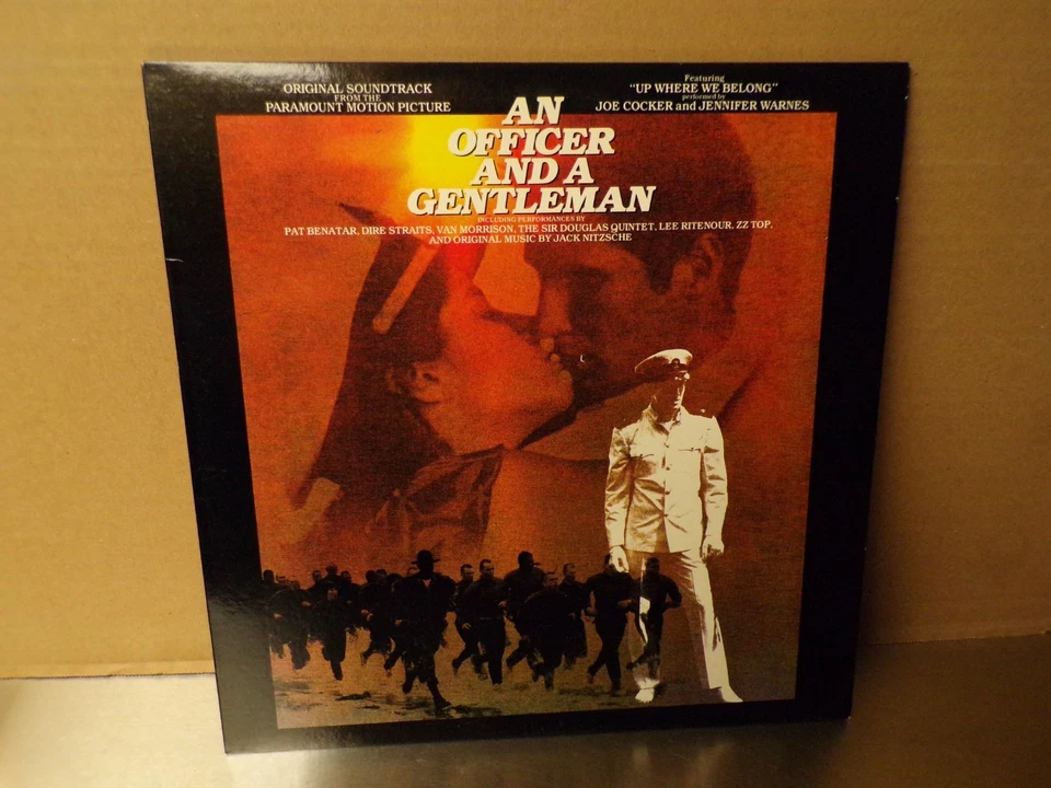 AN OFFICER AND A GENTLEMAN SOUNDTRACK NM) 90017-1 LP VINYL RECORD - Image 1 of 3