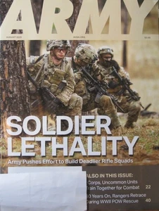 ASSOCIATION OF THE UNITED STATES ARMY AUGUST 2025 MAGAZIN - SOLDAT LETALITÄT - Bild 1 von 3