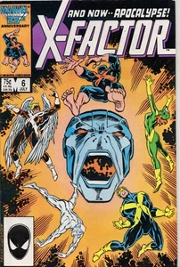 X-Factor Comic Book #6 1st App Apocalypse Marvel July 1986 FN 6.0 - Picture 1 of 8