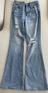 EUC Altar'd State Galveston Schlagjeans Damengröße 26/3 distressed blau - Bild 1 von 7
