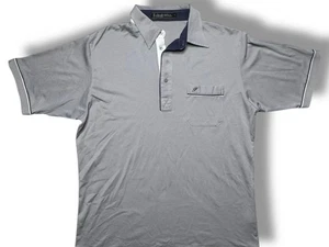 Camisa Polo Farah Gris Manga Corta Para Hombre Grande Mezcla de Algodón Estilo Retro Informal - Imagen 1 de 15