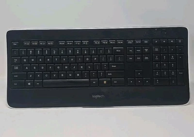 Logitech K800 Y-R0065 Illuminated Wireless Keyboard No Dongle Needs Charge - Photo 1/3