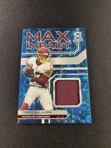 Panini Spectra 2022 #MI-TMC Terry McLaurin Max Impact azul neón #/60 - Imagen 1 de 2