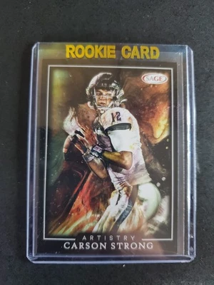 2022 SAGE High Series - Artistry Carson Strong #ART-CS Black (RC) - Image 1 of 3