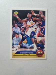 Dikembe Mutombo - 1992-93 Upper Deck McDonald's #P10 - Picture 1 of 2
