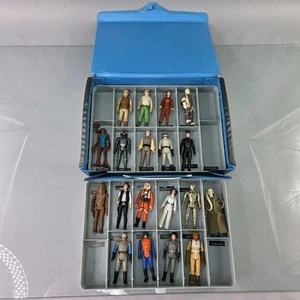 Vintage Star Wars Action Figure FULL CASE & Trays Leia Han Solo Original 1980 - Picture 1 of 13