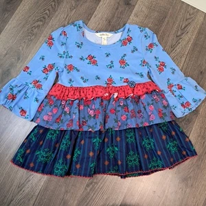 Camicia tunica Matilda Jane Feeling festiva usata in ottime condizioni bambina scegli il tuo percorso taglia 4 - Foto 1 di 8