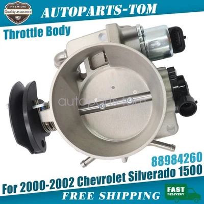88984260 Throttle Body Fits 00-02 Chevrolet Silverado 1500 GMC Sierra 2500 New — 第 1/4 张图片