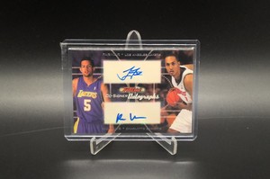 2006-2007 Topps Full Court Jordan Farmar/Ryan Hollins Co-Signer Autograph Card