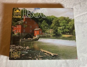 Vintage Golden Guild 1500pc Puzzle ‘Clinton, NJ’ 1987 Sealed - Picture 1 of 6