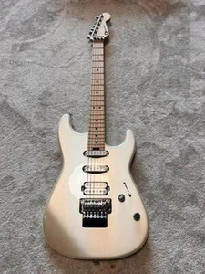 Charvel Pro-Mod San Dimas Style 1 platinum pearl Electric Guitar Used From Japan - Picture 1 of 13