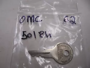 Genuine Evinrude Johnson OMC Key #62 #501811 New - Imagen 1 de 1