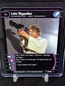 STAR WARS TCG WOTC A NEW HOPE LUKE SKYWALKER (B) 25/180 - Picture 1 of 1