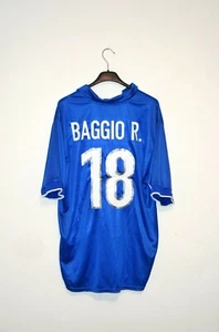 🔥1998 BAGGIO authentic shirt Italia jersey retro vintage Inter Milan Juventus - Foto 1 di 5