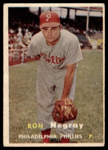 1957 Topps #254 Ron Negray - Picture 1 of 2