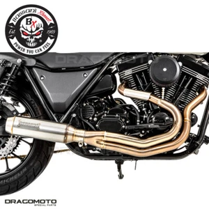 Harley FXRC 1340 Low Glide Custom 1985-1987 Full exhaust BASSANI Super Bike 1... - Picture 1 of 5