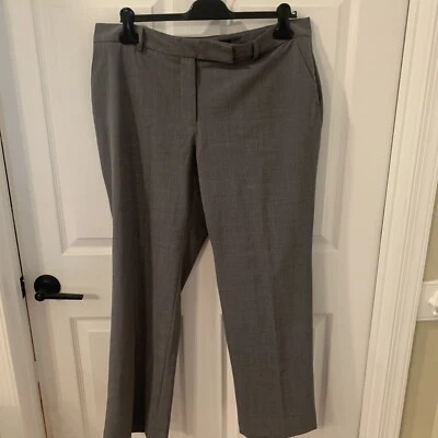 Pantalones de vestir grises para mujer Lands' End Outfitters talla 16 Petite 38x29,5 mezcla de lana Foto 1 de 4