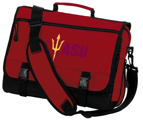 Arizona State Messenger Bag RedUNIQUE ASU MESSENGER SCHOOL TRAVEL BAGS Cover