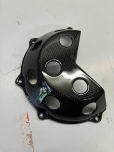 Ducati carbon clutch cover Monster 900 1000 s4r s4rs s4 hypermotard 1100 999 - Picture 1 of 2