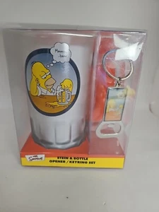 The Simpsons Stein & Flaschenöffner/Schlüsselanhänger Set - Bild 1 von 7