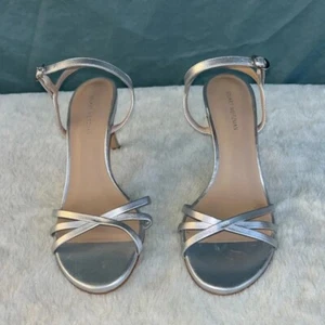 EUC Stuart Weitzman Starla 80 Ankle Strap Leather Sandal Size 6 - Picture 1 of 7