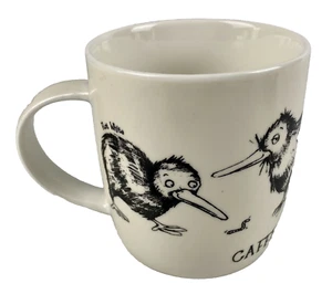 "Caffeinated Kiwis" New Zealand Mug By Derek New Bone China - Picture 1 of 9