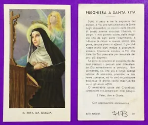 SANTINO HOLY CARD, SANTA RITA DA CASCIA -RIF. 7173 - Foto 1 di 1
