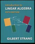 Introduction To Linear Algebra by Gilbert Strang 5th Edition Hardcover