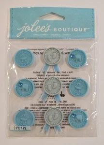 Jolee's Blue Baby Boy Seals Scrapbooking Stickers - Picture 1 of 2
