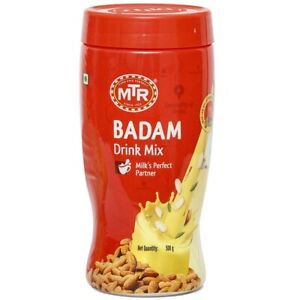 Badam Drink Mix - All Time Milk's Perfect Partner Badam Drink Mix, 500g / 17 oz
