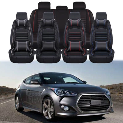 Для Hyundai Veloster автомобиля 2/5 сиденья чехол передней задней подушки кожаный комплект протектор - Изображение 1 из 4