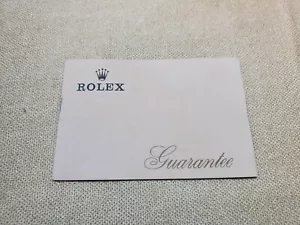 Rolex 1969 original sin firmar/cortado folleto de garantía - Imagen 1 de 5
