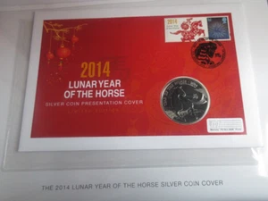 2014 Year of the Horse BUnc 'Mule' Rare Error Coin 1oz Silver £2 Royal Mint - Picture 1 of 8