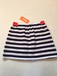 NWT Gymboree Best In Show Girl Elastic Waist 4th of July Striped Skirt 8 10 12 - Picture 1 of 3