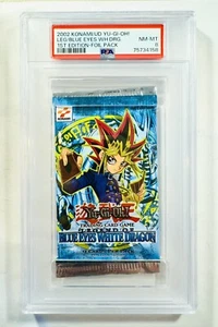 Yugioh Leggenda degli Occhi Blu 1° Edizione Foil Pack Psa 8 - Foto 1 di 1