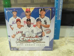 2021 TOPPS CROMADO BÉISBOL SERIE ACTUALIZACIÓN ZAFIRO EN LÍNEA EXCLUSIVO CAJA SELLADA - Imagen 1 de 3