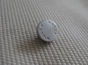 KAREN MILLEN SILVER-TONE REPLACEMENT BUTTON - EXTRA SMALL - Picture 1 of 5