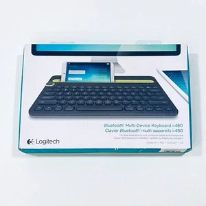 Logitech K480 Wireless Keyboard for WINDOWS iPad MAC Android PC Chrome TABLET - Picture 1 of 3