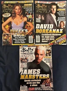 BUFFY THE VAMPIRE SLAYER/ANGEL : COLLECTION 3 ISSUES FROM 2007 MAGAZINE/POSTERS - Picture 1 of 8