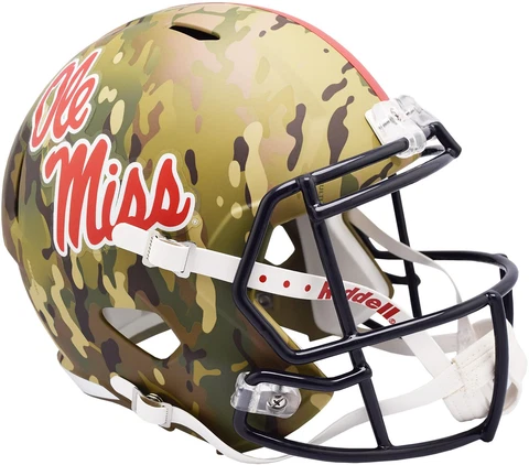 Ole Miss Rebels Riddell Camo Alternate Speed Replica Helmet Cover