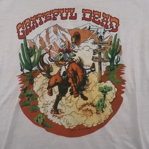 Greatful Dead T Shirt Summer 91 Tour 40' gildan softstyle - Picture 1 of 12