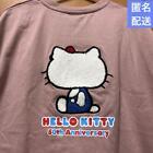 Sanrio Characters Hello Kitty 50th Anniversary T-shirt M-L Pink Vintage Rare Bes